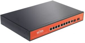 Купить Коммутатор управляемый Wi-Tek WI-PMS310GF-UPS v2 L2, 8 PoE портов 1000Base-T+2 SFP, грозозащита, питание от солнечной панели 24В, БП 150W - X-920234 из реестра по лучшей цене