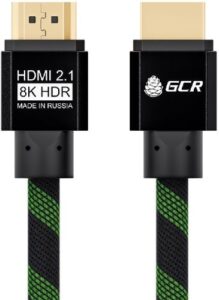 Купить Кабель интерфейсный HDMI-HDMI GCR GCR-51833 2.1, 8K 60Hz, 4K 144Hz, 1.0m , динамический HDR 4:4:4, Ultra HD, 48.0 Гбит/с, тройное экранирование, ферри - X-783763 из реестра по лучшей цене