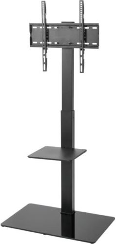 Артикул: X-963415 - Стойка Rexant 38-0317 напольная с кронштейном для телевизора 32"-55" с дополнительной полкой для медиаоборудования серия Profi - фото