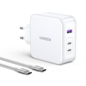 Купить Зарядное устройство сетевое UGREEN CD289 15339_ Nexode USB-A/2*USB-C, 140W, с кабелем USB-C к USB-C, 2м, белый - X-1036213 из реестра по лучшей цене