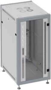 Купить Шкаф напольный 19", 18U SYSMATRIX SL 6818.713 600x800x935mm (ШхГхВ) передняя дверь стеклянная, задняя дверь перфорированная, поворотная ручка с замком - X-852856 из реестра по лучшей цене