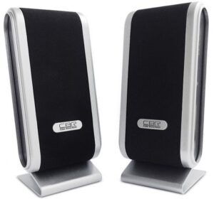 Купить Компьютерная акустика 2.0 CBR CMS 299 2х3 Вт, USB, 3.5 мм линейный стереовход, разъём для подкл. наушников, регул. громк., 1 м, ABS-пластик, чёрный/се - X-722395 из реестра по лучшей цене