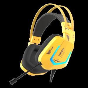 Купить Гарнитура Dareu EH732 Yellow игровая Yellow, подключение USB, подсветка RGB - X-988595 из реестра по лучшей цене