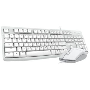 Купить Клавиатура и мышь Dareu MK185 White клавиатура (мембранная, 104кл, EN/RU) + мышь LM103, USB - X-988577 из реестра по лучшей цене