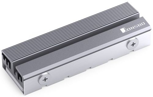 Артикул: X-1096974 - Радиатор JONSBO M.2-6 Gray для SSD M.2 2280 серый - фото