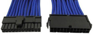 Купить Удлинитель GELID CA-24P-03 24-pin ATX, 30см, индивидуальная оплетка, синий - X-487214 из реестра по лучшей цене