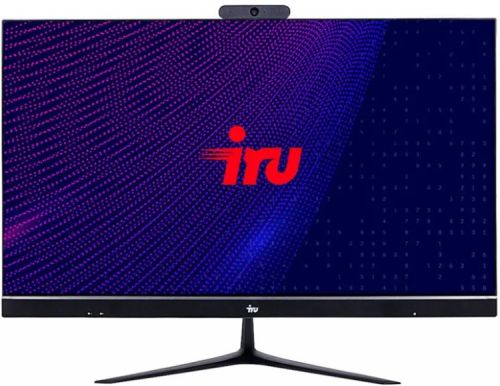 Артикул: X-1096122 - Моноблок 23.8'' iRu АГАТ 313 i3-10100/8GB/256GB SSD/UHD graphics 630/FHD/IPS/GbitEth/WiFi/BT/noOS/клавиатура/мышь/Cam/черный - фото