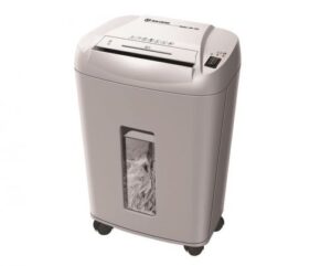 Купить Уничтожитель бумаг New United ER-18C серый, секр.P-4, перекрестный, 18 листов, 28л, скрепки, скобы, пл.карты, CD - X-998129 из реестра по лучшей цене