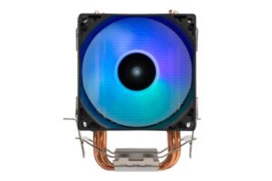 Купить Кулер Eurocase 3P90 ARGB LGA115X/1366/1200/2011/2066/1700/AM3/AM4 (92mm fan, 1800rpm, 90Вт, 28CFM, 26.5dBA, 3-pin) with retail box - X-914757 из реестра по лучшей цене