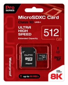 Купить Карта памяти 512GB Qumo QM512GMICSDXC10U3 MicroSDXC Class 10 UHS-I U3 Pro + SD адаптер - X-890009 из реестра по лучшей цене