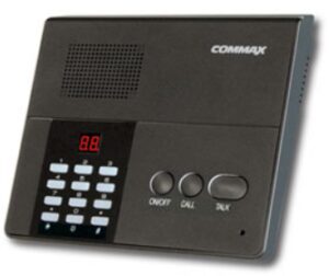 Купить Переговорное устройство COMMAX CM-810 Центральная станция, работает в составе с CM-800S, в системе до 10 абонентов, 2-х проводная линия, питание 12В, - X-459489 из реестра по лучшей цене