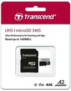 Купить Карта памяти 128GB Transcend TS128GUSD340S UHS-I U3 microSDXC w/adapter A2 Ultra Performance R/W:160/125 MB/s - X-884066 из реестра по лучшей цене
