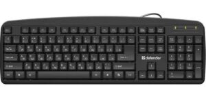 Купить Клавиатура Defender Office HB-910 RU черная 45910 - X-928607 из реестра по лучшей цене