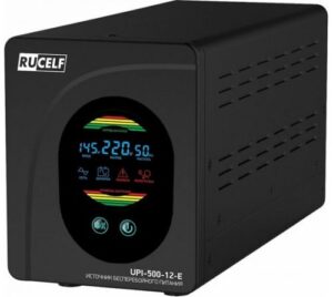 Купить Источник бесперебойного питания RUCELF UPI-500-12-E Line-Interactive, 500 ВА/300 Вт - X-1065769 из реестра по лучшей цене