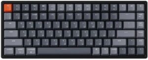 Купить Клавиатура беспроводная Keychron K2 84 клавиши, алюминиевый корпус, RGB подсветка, Hot-Swap, Gateron Red Switch - X-1042350 из реестра по лучшей цене