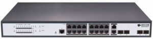 Купить Коммутатор PoE BDCom S2520-P 16*GE PoE ports, 2*100/1000M SFP ports, 2*GE TX/SFP combo ports, standard AC220V power supply, 265W, thecooling fan, 1U, - X-901022 из реестра по лучшей цене