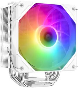 Купить Кулер ID-Cooling SE-224-XTS ARGB WHITE LGA1700/1200/115x/AM5/AM4 (120mm fan, 600-1500rpm, 70CFM, 28.9dBA, 4-pin PWM/3-pin ARGB) RET - X-970981 из реестра по лучшей цене