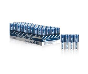 Купить Батарейка Ergolux LR6 BOX40 Alkaline LR6/AA, 1,5 В, 2700 мА.ч, 40 шт в упаковке (14673) - X-961534 из реестра по лучшей цене