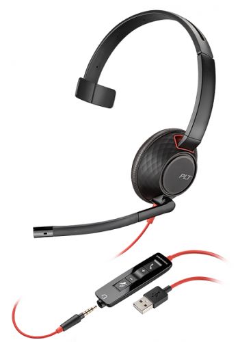 Артикул: X-806239 - Гарнитура Plantronics BlackWire C5210-A jack 3.5/USB-A - фото