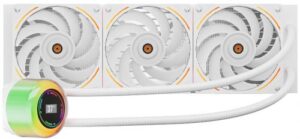 Купить Система охлаждения жидкостная 1STPLAYER CC-360-WH LGA115X/1366/2011/1700/AM5/AM4/AM3/AM2/FM1/FM2/FM3 (3*120mm, 800-2000rpm, 71.18CFM, 32.9dBA, 4-pin) - X-1067971 из реестра по лучшей цене