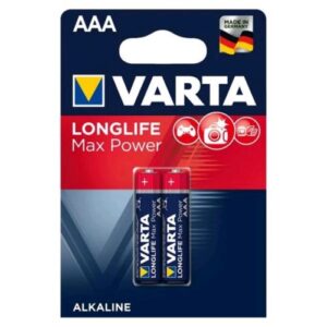 Купить Батарейка Varta LONGLIFE MAX POWER (MAX TECH) LR03 AAA BL2 Alkaline 1.5V (4703) (2/20/100) - X-1013591 из реестра по лучшей цене