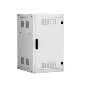 Купить Шкаф напольный Netlan EC-FZ-186060-MMM-GY 19", 18U, 600х600 мм, дверь металл, серый - X-1099668 из реестра по лучшей цене