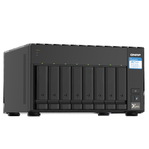 Сетевое хранилище на 8 дисков QNAP TS-832PX-4G