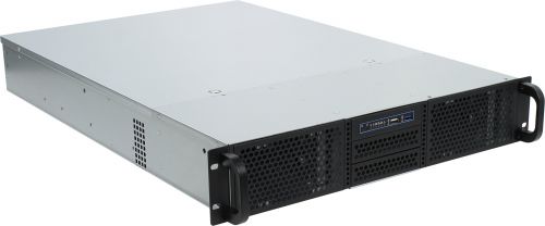 Корпус серверный 2U Procase EB204L-B-0 черный, без блока питания, глубина 650мм, MB 12"x13", PSU - 2U 2U redundant