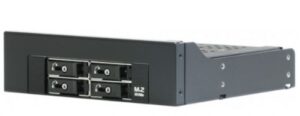 Купить Корзина Procase M2-104-M2-BK 4*M.2 NVMe Gen3 SSD(length 2242/2260/2280),PCIe x4 NVMe and PCIe-AHCI M.2 SSD (черный) hotswap mobie rack module 1/2 5.25 - X-1179336 из реестра по лучшей цене