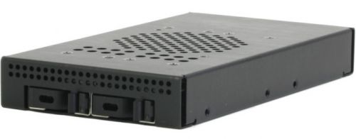 Корзина Procase N2-102-M2-BK 2*M.2 NVMe Gen3 SSD (length 2242/2260/2280), PCIe x4 NVMe and PCIe-AHCI M.2 SSD (черный) hotswap mobie rack module 3.5"