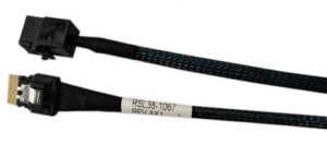 Купить Кабель Amphenol RSL38-1067 Slimline SASx4 (SFF8654) -to- HD MiniSAS x4 (SFF8643) 100cm - X-1164287 из реестра по лучшей цене
