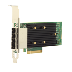 Купить Контроллер SAS Broadcom/LSI 9400-16e SGL 05-50013-00 (PCIe 3.1 x8 LP, Tri-Mode SAS/SATA/NVMe 12G HBA, 16port(2*ext SFF8644), 3416 IOC - X-604644 из реестра по лучшей цене