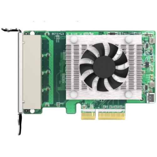 Сетевая карта QNAP QXG-2G4T-I225 четырехпортовая 2,5GBASE-T/1000BASE-T/100BASE-TX, PCIe Gen2