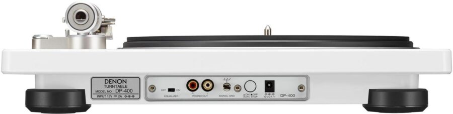 Проигрыватель винила Denon DP-400 частично автоматический белый — изображение 4