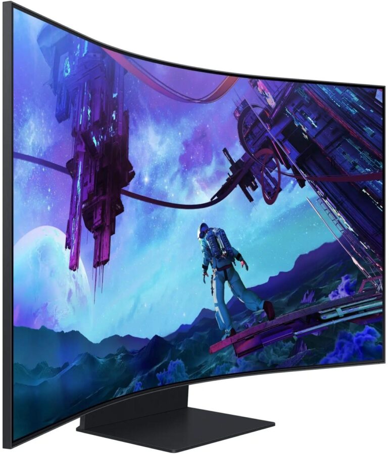 Монитор Samsung 55" Odyssey Ark S55CG97WNI черный VA LED 16:9 HDMI M/M матовая HAS 600cd 178гр/178гр 3840x2160 165Hz FreeSync Premium Pro DP WQ USB 41.5кг — изображение 3