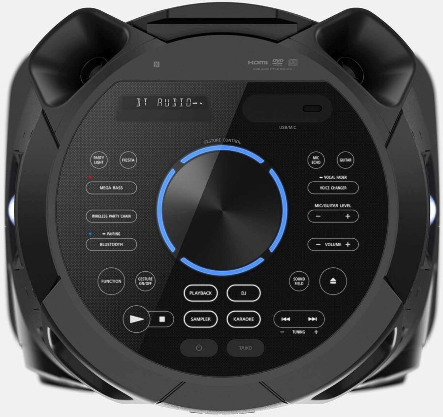 Минисистема Sony MHC-V73D черный CD CDRW DVD DVDRW FM USB BT — изображение 4