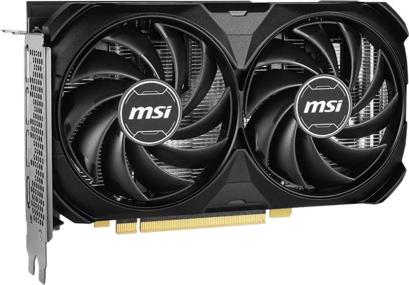 Видеокарта MSI PCI-E 4.0 RTX 4060 Ti 8G VENTUS 2X BLACK E1 NVIDIA GeForce RTX 4060TI 8Gb 128bit GDDR6 2535/18000 HDMIx1 DPx3 HDCP Ret — изображение 2