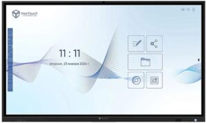 Купить Интерактивная панель NexTouch NextPanel 75 IFCKV5INT75 75" Android IR Intel Core i5 DDR4 8Gb SSD 256Gb 4K (3840x2160) WiFi - 4D-14815459 из реестра по лучшей цене