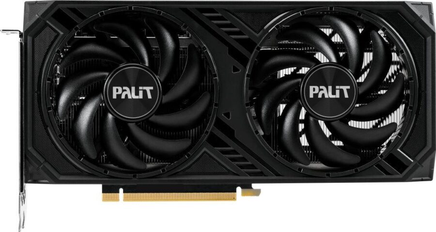 Видеокарта Palit PCI-E 4.0 RTX4060TI DUAL OC NVIDIA GeForce RTX 4060TI 8Gb 128bit GDDR6 2310/18000 HDMIx1 DPx3 HDCP Ret