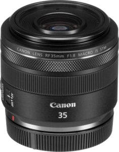 Купить Объектив Canon RF IS STM (2973C005) 35мм f/1.8 Macro черный - 4D-15274091 из реестра по лучшей цене