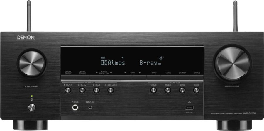 Ресивер AV Denon AVR-S970H 7.2 черный — изображение 2