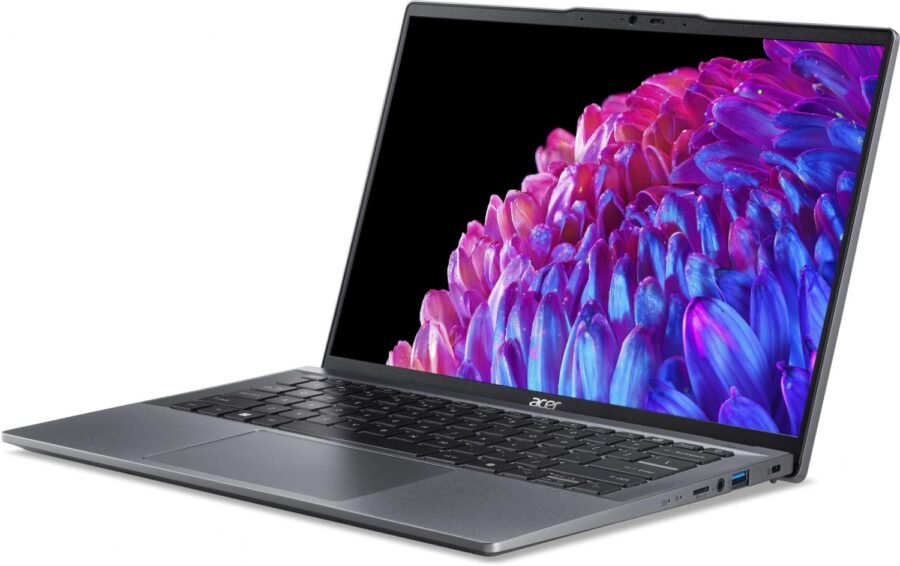 Ноутбук Acer Swift Go 14 SFG14-63-R8U9 Ryzen 5 8645HS 16Gb SSD1Tb AMD Radeon 14" OLED 2.8K (2880x1800) Windows 11 Home metall WiFi BT Cam (NX.KTSCD.002) — изображение 2