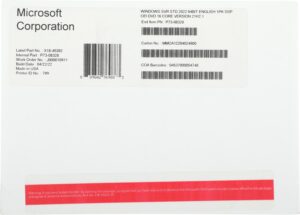 Купить Операционная система Microsoft Windows Server Standard 2022 64Bit Eng 1pk DSP OEI DVD 16 Core (P73-08328) - 4D-15286805 из реестра по лучшей цене