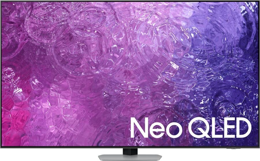 Телевизор QLED Samsung 55" QE55QN90CAUXRU Series 9 серебристый 4K Ultra HD 120Hz DVB-T2 DVB-C DVB-S2 USB WiFi Smart TV (RUS)