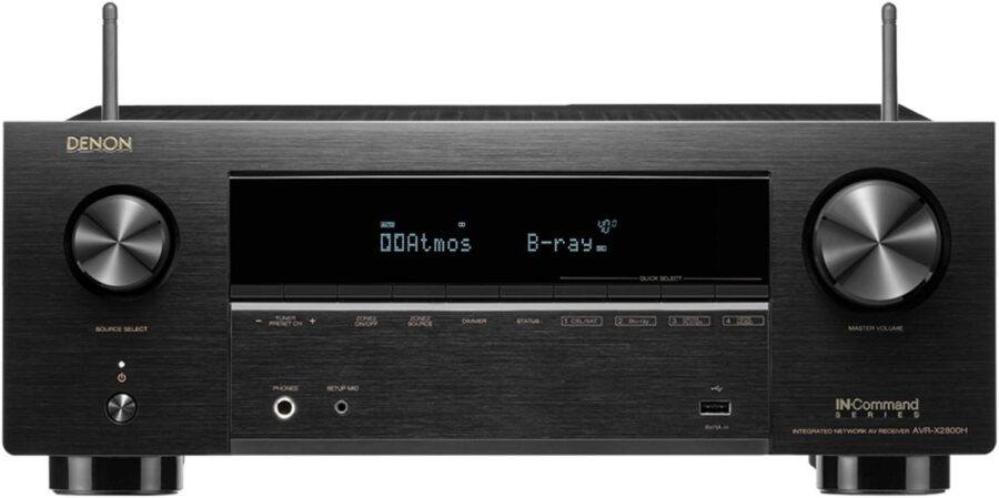 Ресивер AV Denon AVR-X2800H 7.2 черный — изображение 3