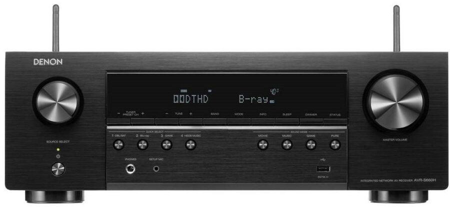 Ресивер AV Denon AVR-S660H 5.2 черный — изображение 2