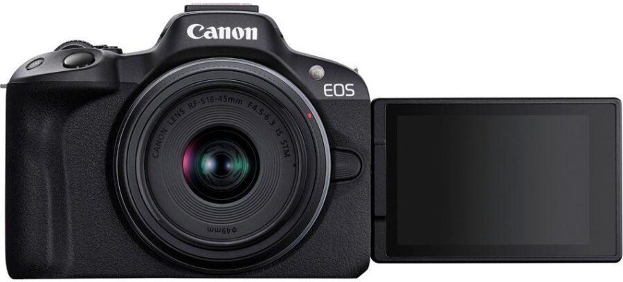 Фотоаппарат Canon EOS R50 черный 24.2Mpix 2.95" 4K WiFi RF-S 18-45mm IS STM LP-E6NH — изображение 2