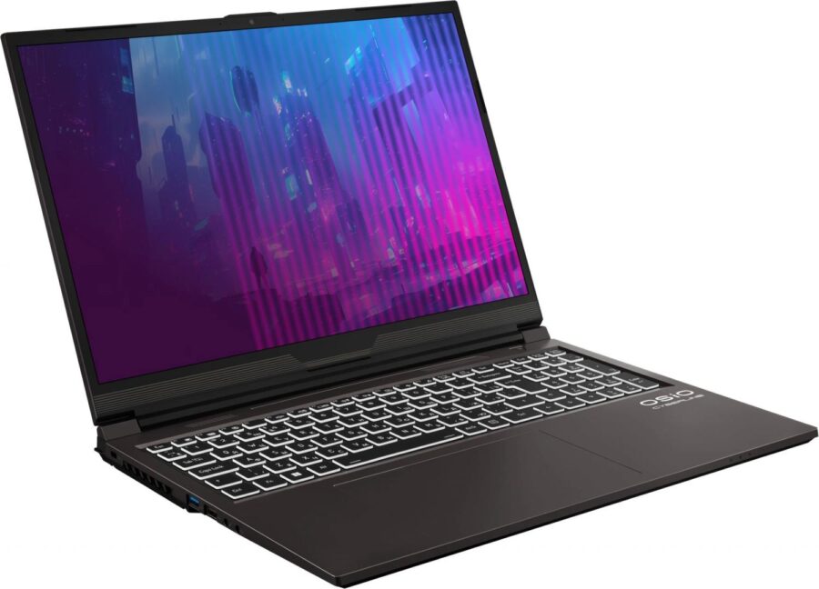 Ноутбук Osio CyberLine C160i-003 Core i5 12600H 16Gb SSD512Gb NVIDIA GeForce RTX4060 8Gb 16" IPS WUXGA (1920x1200) без ОС brown WiFi BT Cam 3410mAh — изображение 2