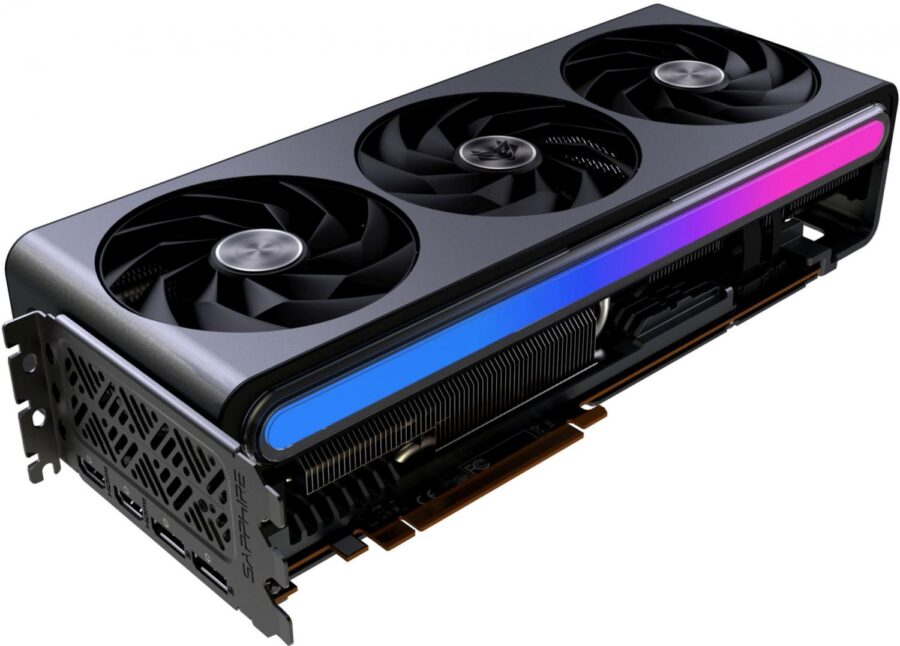 Видеокарта Sapphire PCI-E 4.0 11322-01-40G NITRO+ RX 7900 XTX GAMING OC VAPOR-X AMD Radeon RX 7900XTX 24Gb 384bit GDDR6 2510/20000 HDMIx2 DPx2 HDCP Ret — изображение 2