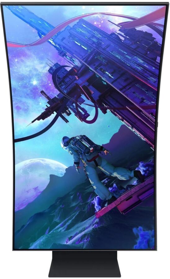 Монитор Samsung 55" Odyssey Ark S55CG97WNI черный VA LED 16:9 HDMI M/M матовая HAS 600cd 178гр/178гр 3840x2160 165Hz FreeSync Premium Pro DP WQ USB 41.5кг — изображение 2